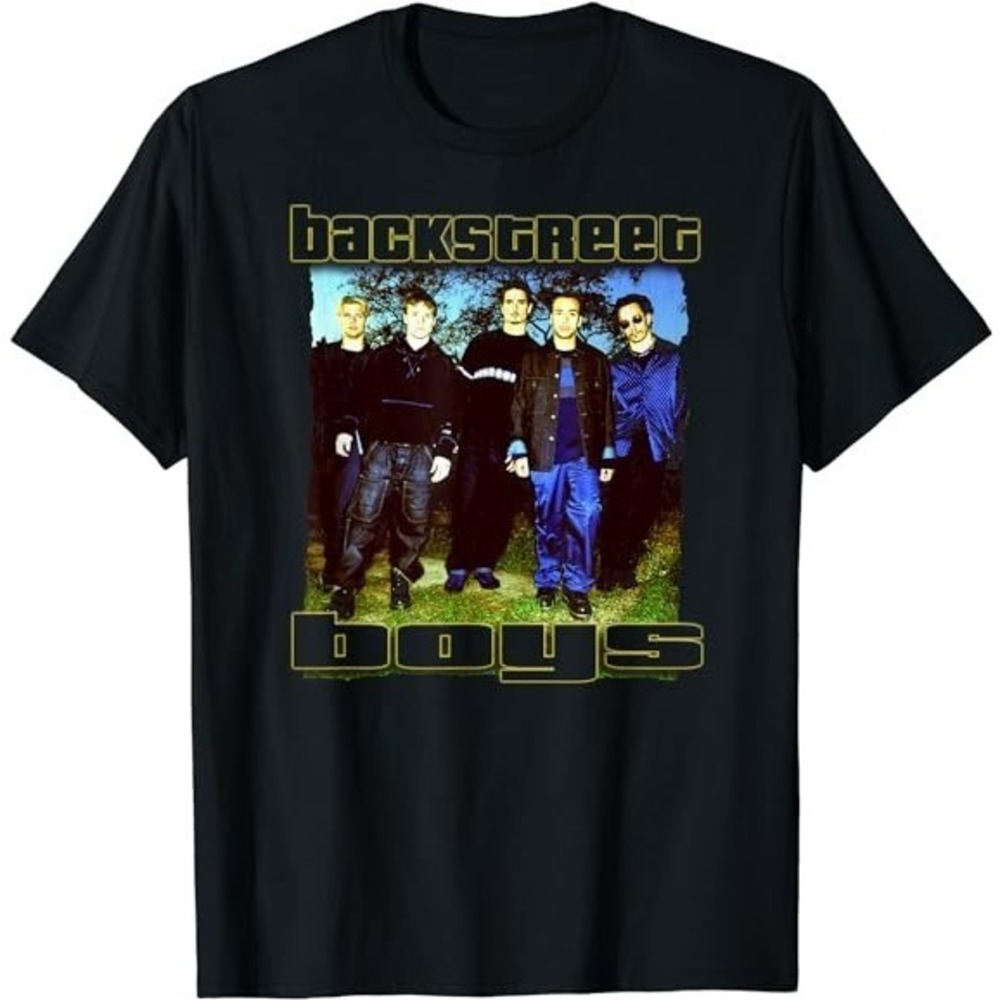 Backstreet Boys – Group Photo Logo 90s Unisex Shirt Gift For Fan